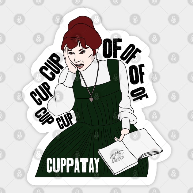 Eliza Doolittle’s Cup of Tea Sticker by thecompassrose